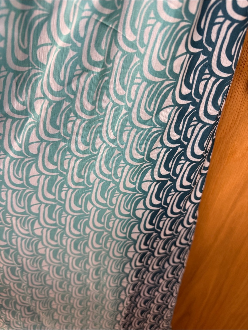 Blue Teal Mixed Patterned V-Neck Resortwear Maxi Dress with Sequin Details - Picture 8 of 12